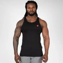 Adams Stretch Tank Top, Black