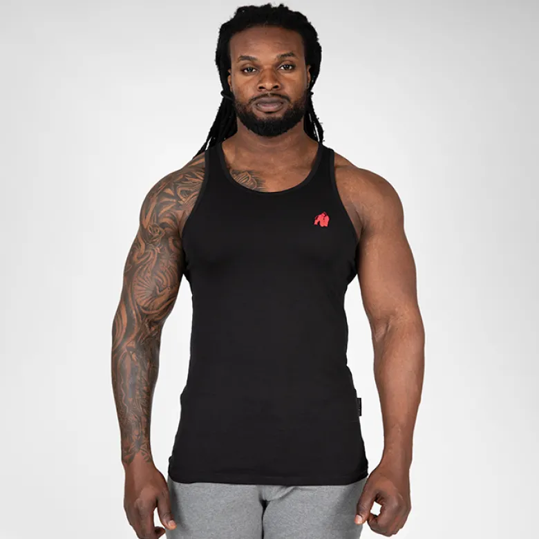Adams Stretch Tank Top, Black
