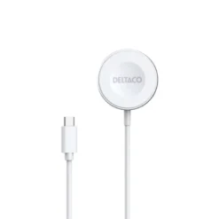 Apple Watch/Samsung Galaxy Watch Laddare 1 m USB-C Kabel, Vit