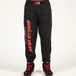 Augustine Old School Pants, Black/Red