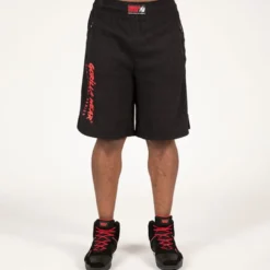 Augustine Old School Shorts, Black/Red