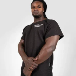 Augustine Old School Work Out Top, Black
