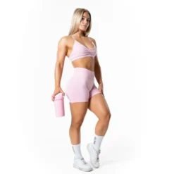 Aura Seamless Sports Bra Light Pink