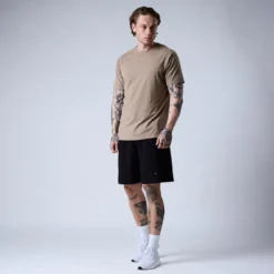 Bamboo t-shirt, Dark khaki