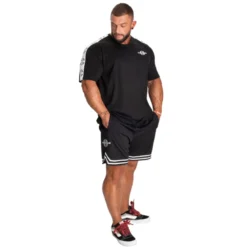 Basketball Shorts, Black/White