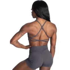 BB strappy bra, Grey