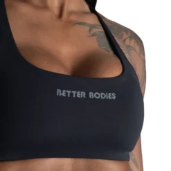 Better Bodies Sport tops, BB strappy bra, Black