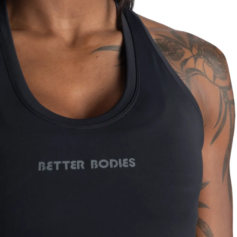 Better Bodies Tanks, BB short t-back, Black