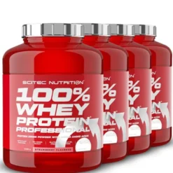 BIGBUY 4 x 100% Whey Protein Professional Myseprotein 2350 g