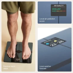 Body Smart Diagnostisk Personvekt Svart