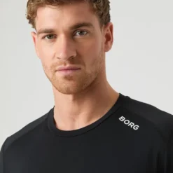 Borg Athletic T-shirt, Black Beauty