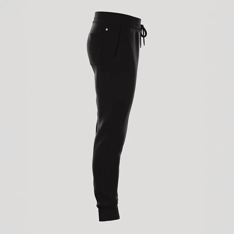 Borg Essential 4 Tapered Sweatpants, Black Beauty