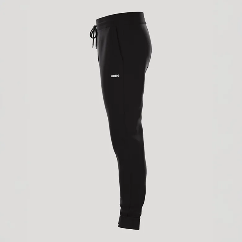 Borg Essential 4 Tapered Sweatpants, Black Beauty