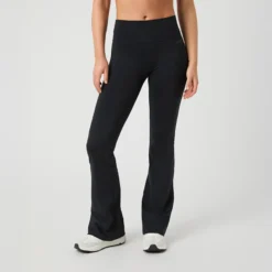 Borg Flare Tights, Black Beauty