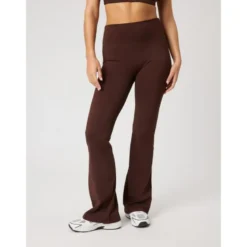 Borg Flare Tights, Coffe Bean