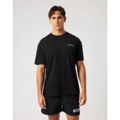 Borg Gym Oversized T-shirt, Black Beauty