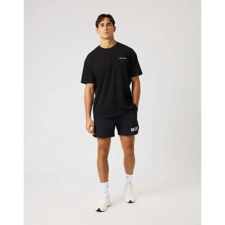 Borg Gym Oversized T-shirt, Black Beauty