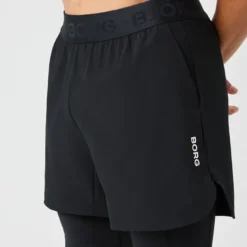 Borg 2 in 1 Shorts, Black Beauty