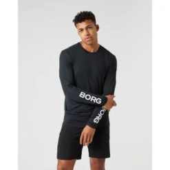 Borg Long Sleeve T-shirt, Black Beauty