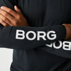 Borg Long Sleeve T-shirt, Black Beauty
