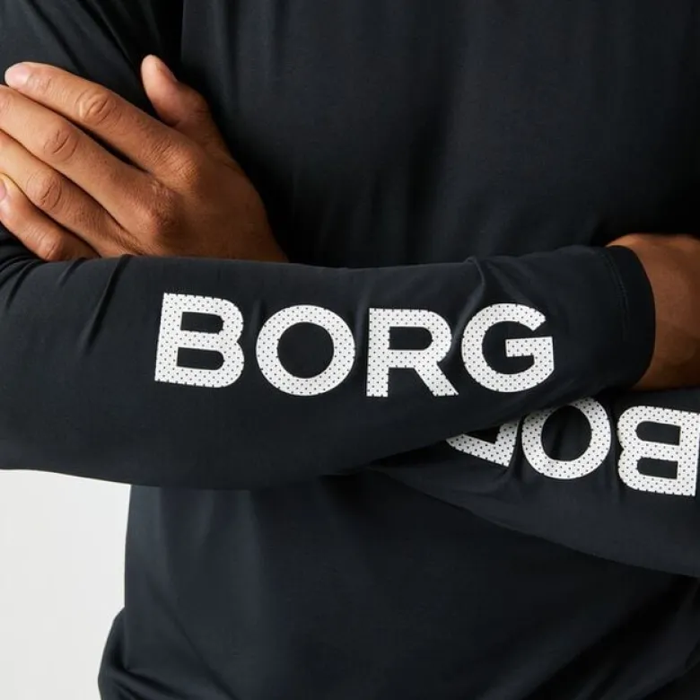 Borg Long Sleeve T-shirt, Black Beauty