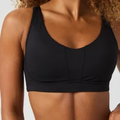 Borg Reform Sports Bra, Black Beauty