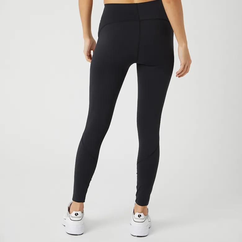 Borg Sleek Tights, Black Beauty