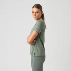 Borg T-shirt, Agave Green