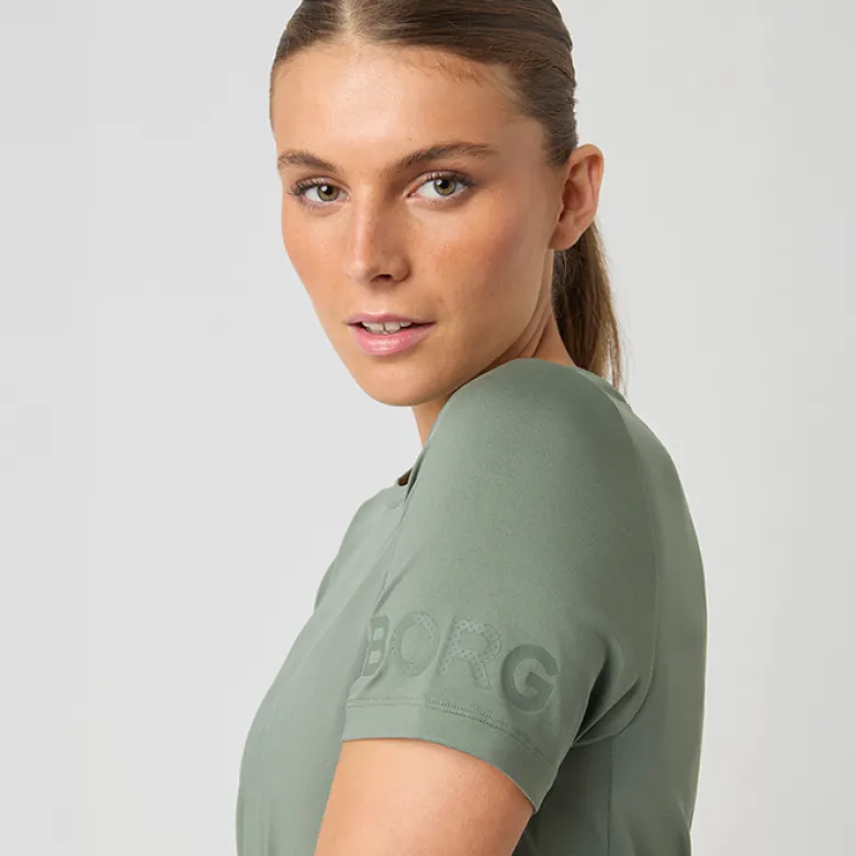 Borg T-shirt, Agave Green