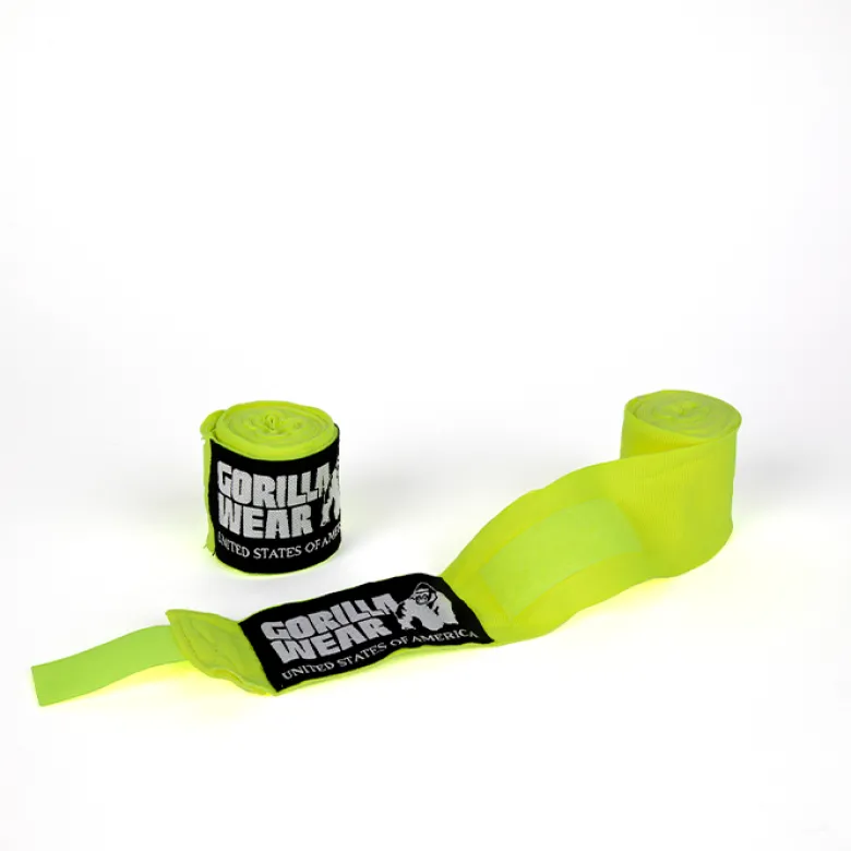 Boxing Hand Wraps, Yellow, 2,5 m