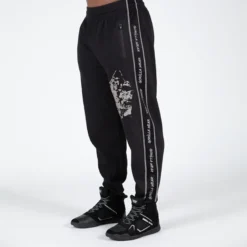 Buffalo Old School Workout Pants, Black/Grey