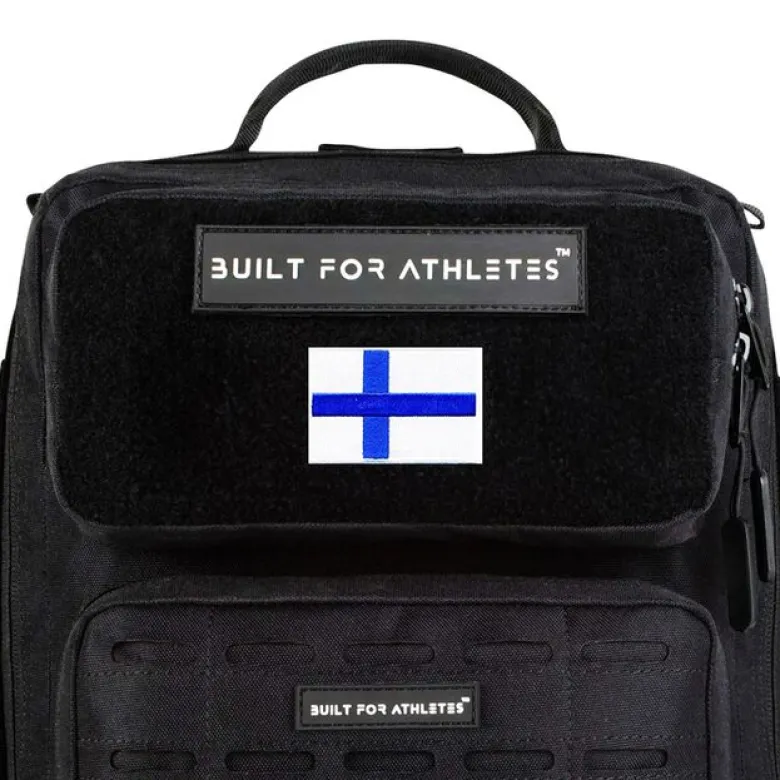 Built for Athletes Flag Patch Finland