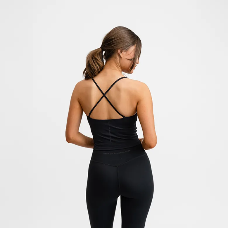 Butter Soft Singlet Black