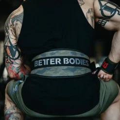 Camo Gym Belt, Dark Green Camo