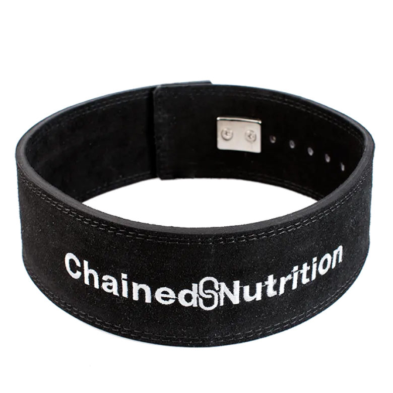Chained Nutrition Weight Lifting Belt, Black