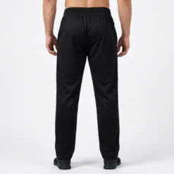 Chained Straight Mesh Pants Black/Black