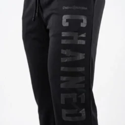 Chained Straight Mesh Pants Black/Black