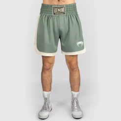 Classic Boxing Shorts Aqua Green/Ivory