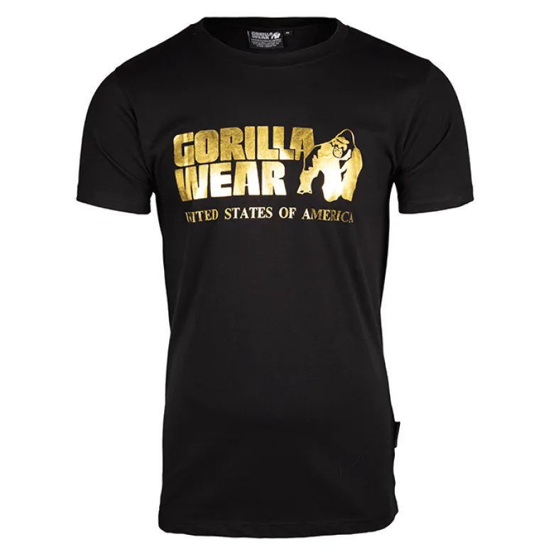 Classic T-Shirt, Black/Gold