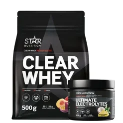 Clear Whey Myseprotein 500 g + Ultimate Electrolytes 300 g
