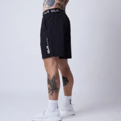 CLN Dino Stretch Shorts, Black