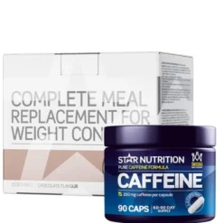 Complete Meal Måltidserstatning vektkontroll + koffeintabletter 200 mg 90 kapsler