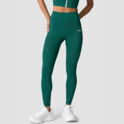Contrast Tights Wmn, Deep Emerald