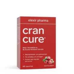 Cran Cure® Tranebær + Melkesyrebakterier 60 tabletter