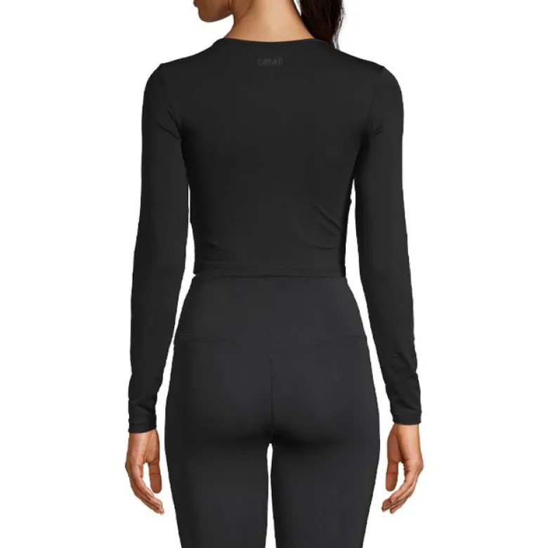 Crop Long Sleeve, Black