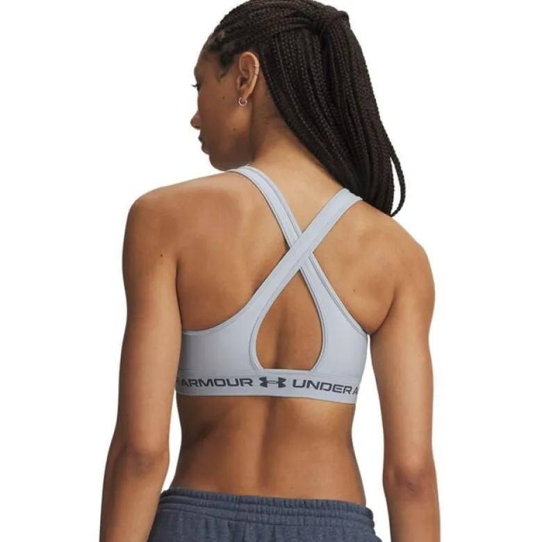 Crossback Mid Bra Blue Fog