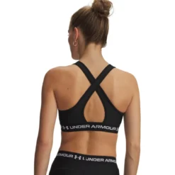 Crossback Mid Bra Ultimate Black, XL