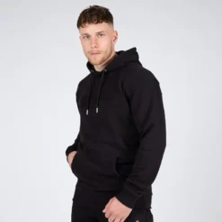 Crowley Oversized Men's Hoodie, Black
