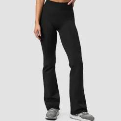 Define Seamless Flared Tights, Black
