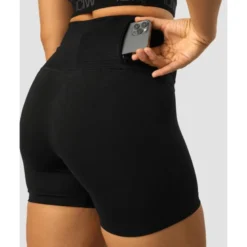 Define Seamless Pocket Shorts, Black
